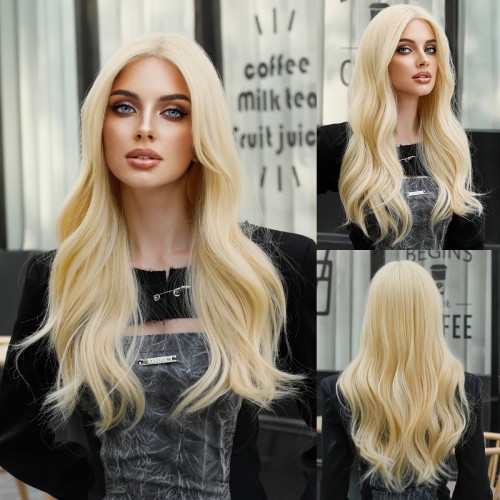 Fashion Long Lace Front Synthetic Wigs For Women SLDNA-21