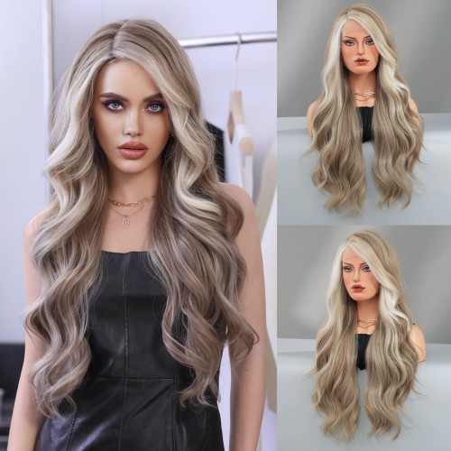 Fashion Long Lace Front Synthetic Wigs For Women SLDNA-22