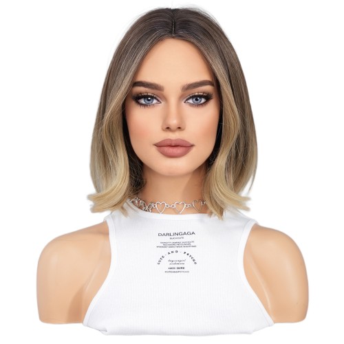 Fashion Short Lace Front Synthetic Wigs For Women SLDNA-31