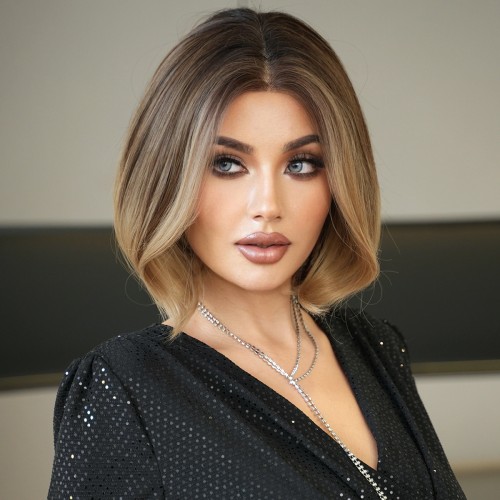 Fashion Short Lace Front Synthetic Wigs For Women SLDNA-31