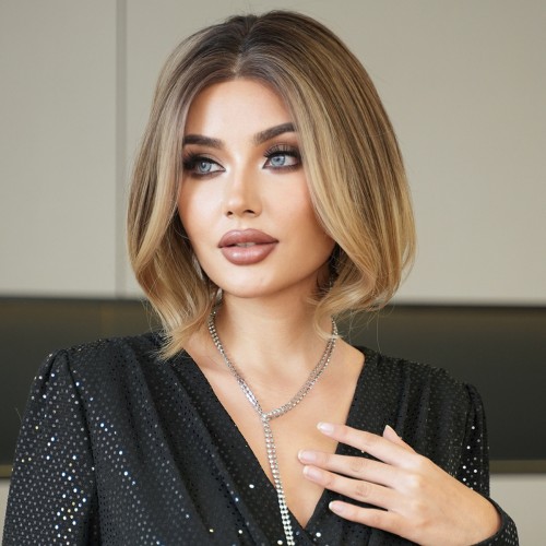 Fashion Short Lace Front Synthetic Wigs For Women SLDNA-31