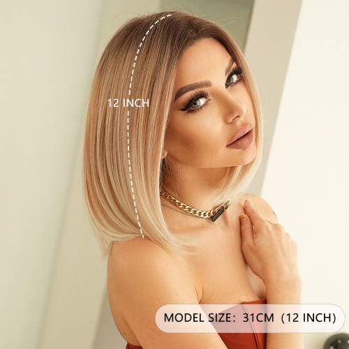 Fashion Short Lace Front Synthetic Wigs For Women SLDNA-32