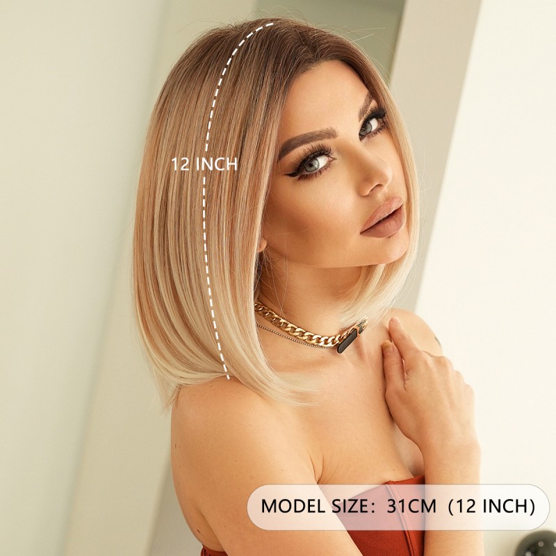 Fashion Short Lace Front Synthetic Wigs For Women SLDNA-32 