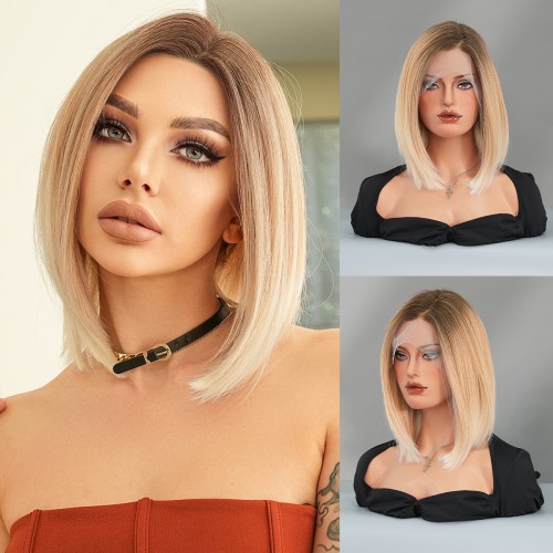 Fashion Short Lace Front Synthetic Wigs For Women SLDNA-32