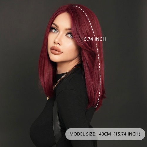 Fashion Medium Lace Front Synthetic Wigs For Women SLDNA-33