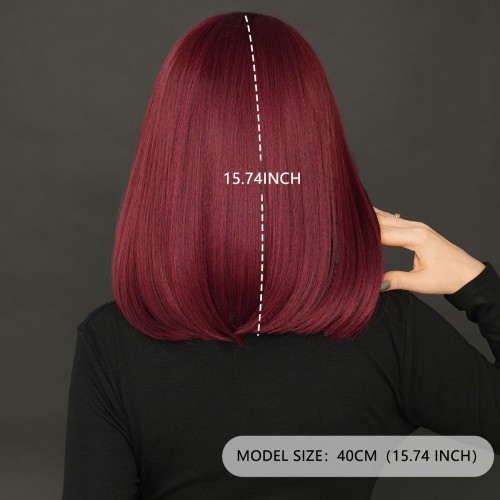 Fashion Medium Lace Front Synthetic Wigs For Women SLDNA-33